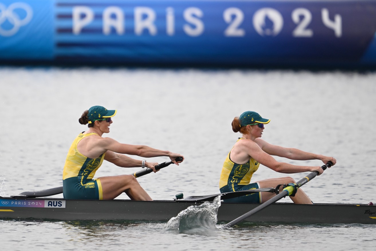 Jess Morrison and Annabelle Mcintyre won a bronze medal in the women’s pair.