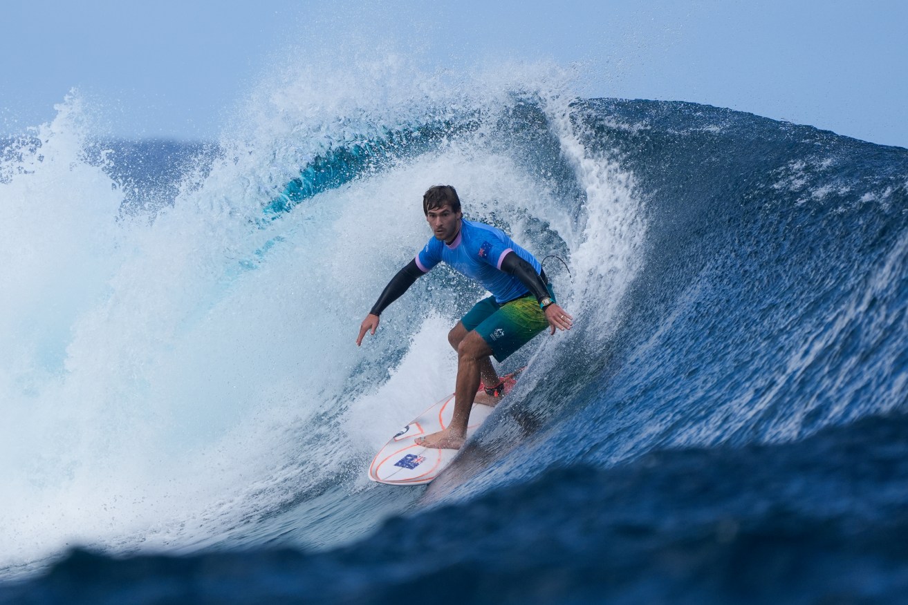 Australia's Jack Robinson has won the Olympic surfing silver medal in Tahiti.