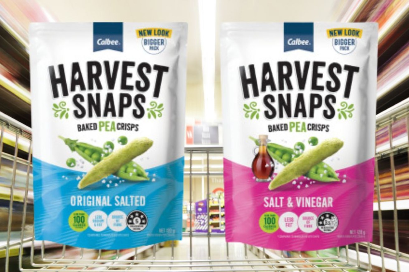 Harvest Snaps pea crisps have been recalled across Australia.