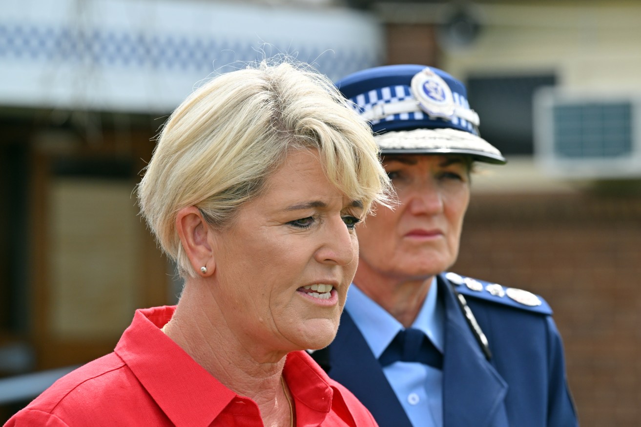 Minister Yasmin Catley conceded she received a bottle of gin from NSW Police Commissioner Karen Webb.