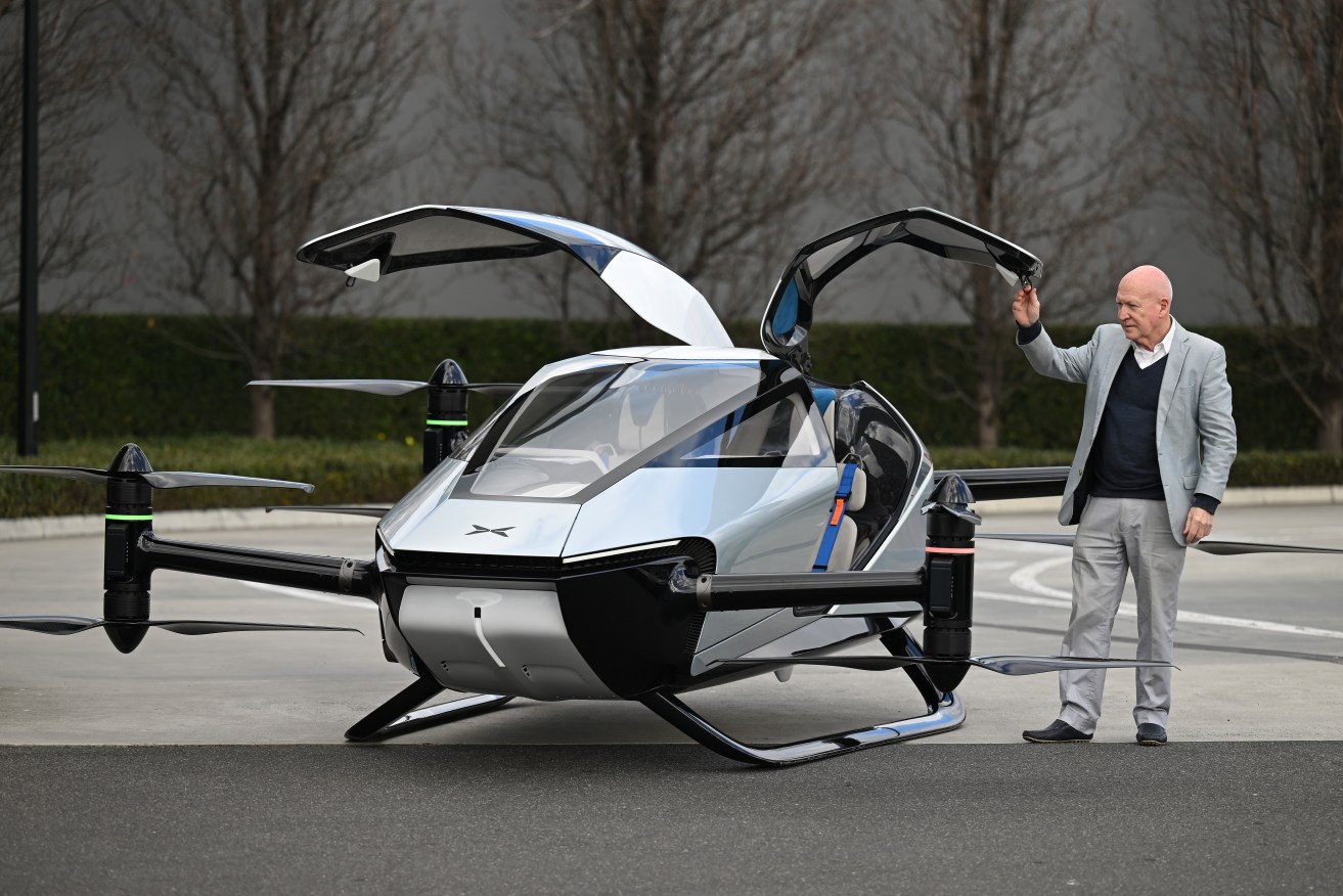 Have you seen The Jetsons? This flying car prototype stole the show at an expo in Melbourne.