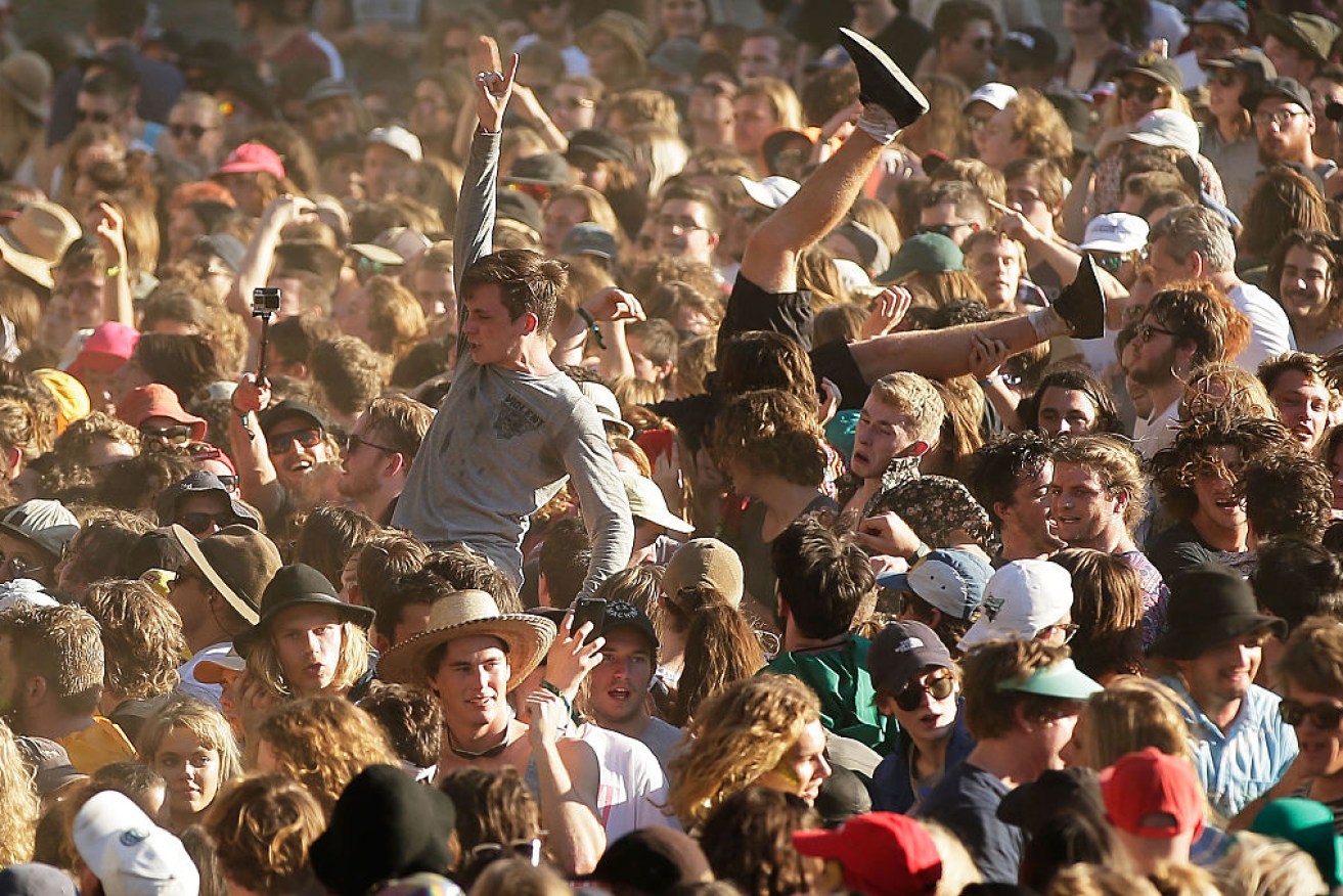 Crowds at Splendour In The Grass at Byron Bay enjoy a set at the iconic festival. It was cancelled in 2024.