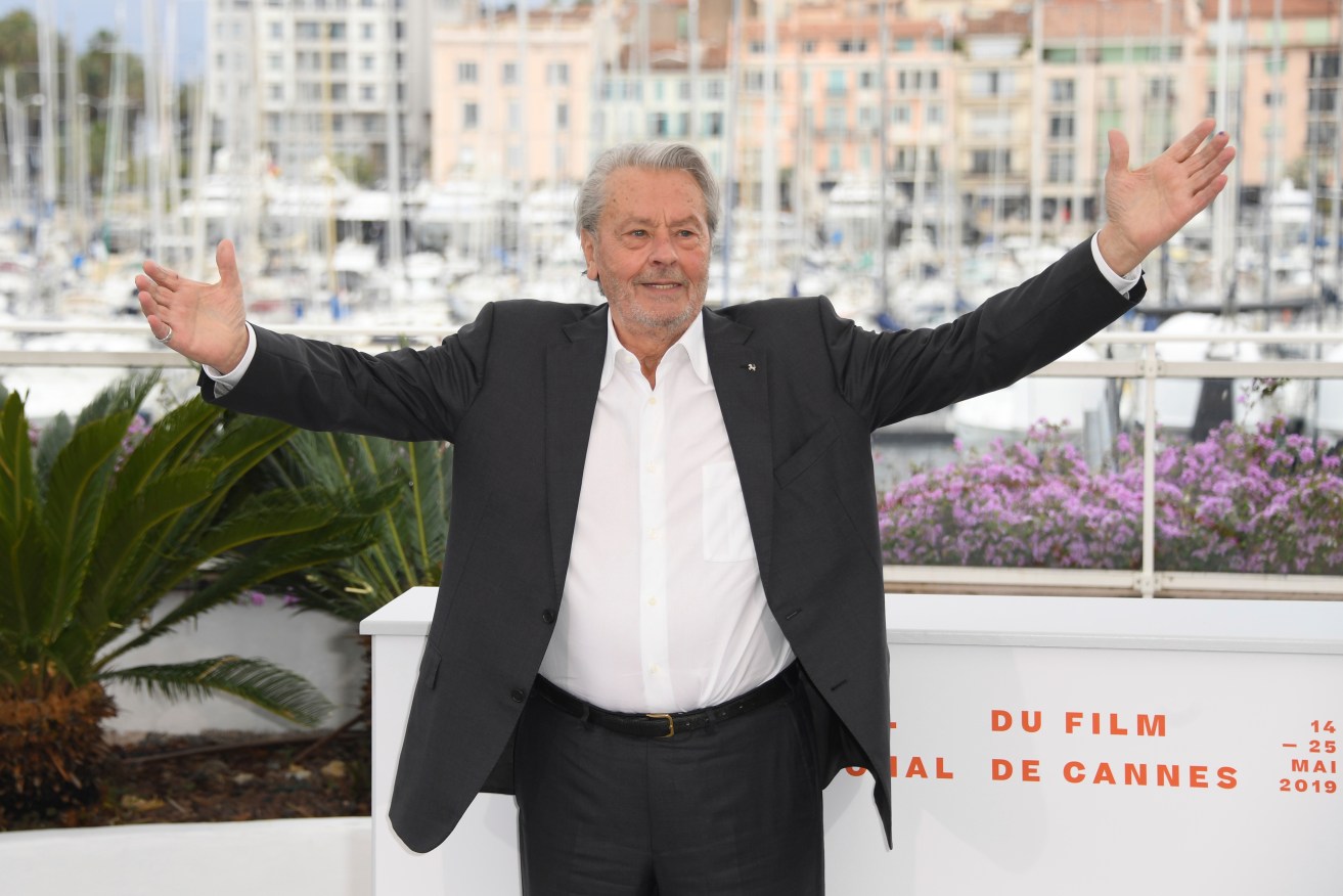 Alain Delon's last major public appearance was to receive an honorary Palme d'or at Cannes in 2019.