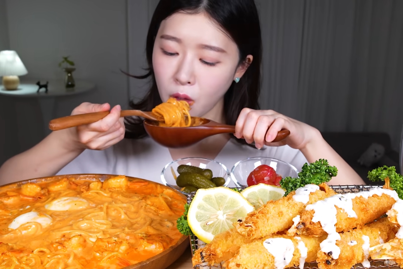 The slim, healthy appearance of many mukbang content creators can mask serious health risks of overeating.