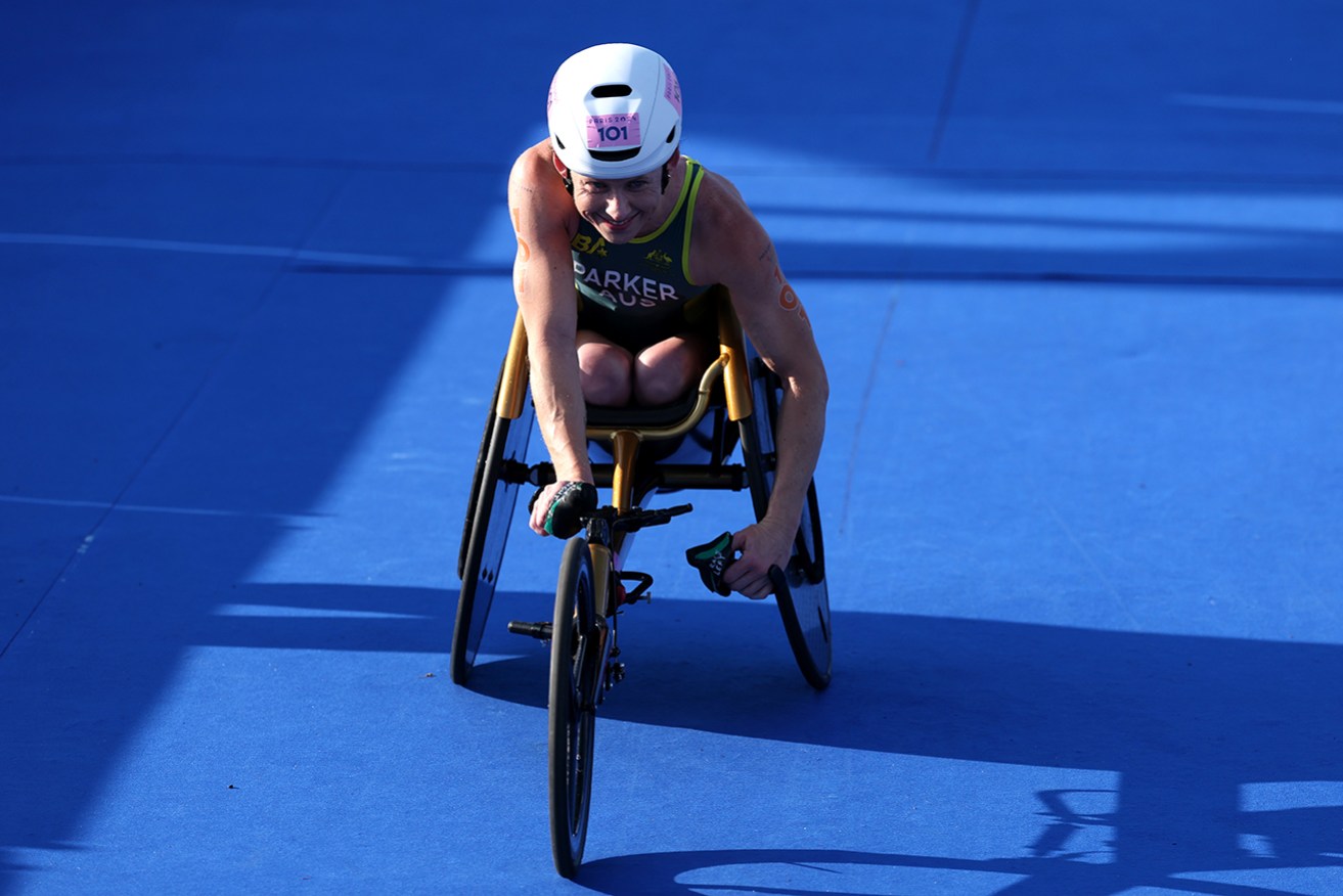 Australia's Lauren Parker has claimed Paralympics gold on Monday in the women's PTWC para-triathlon.