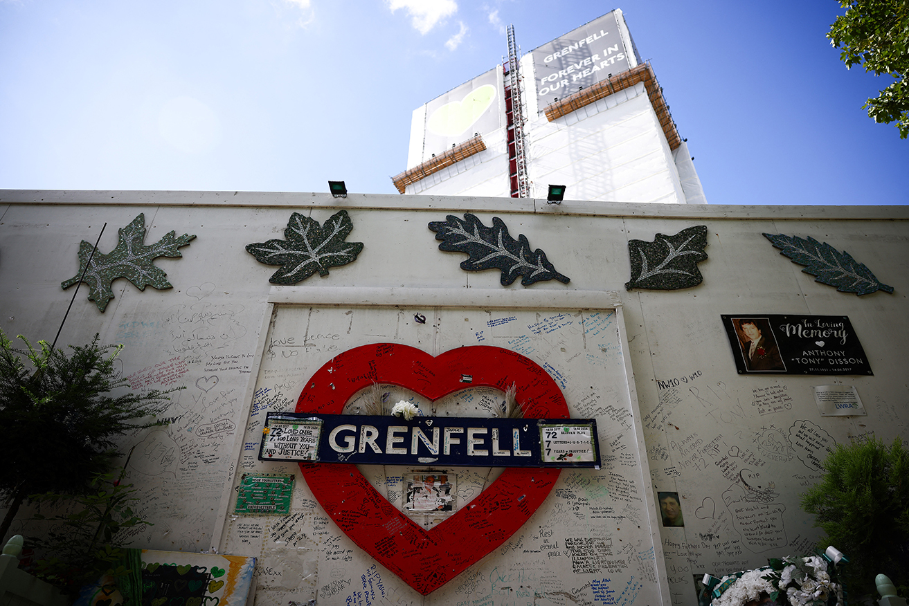 The Grenfell Tower fire that killed more than 70 people was fuelled by flammable exterior cladding.