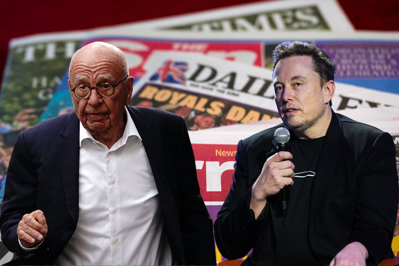 Rupert Murdoch has seen his influence been overshadowed by big tech owners such as Elon Musk.