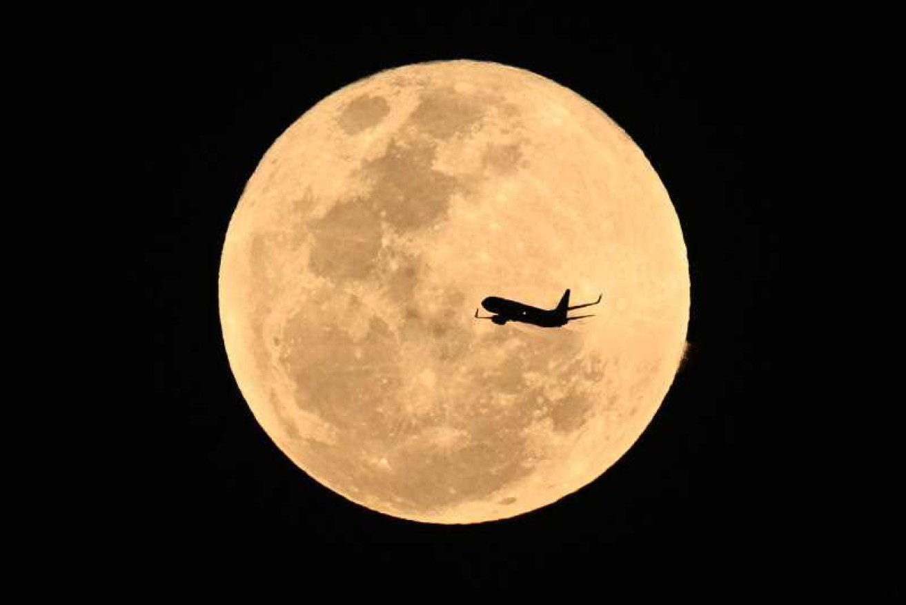 The harvest supermoon is lighting up Australia's night skies until Friday.