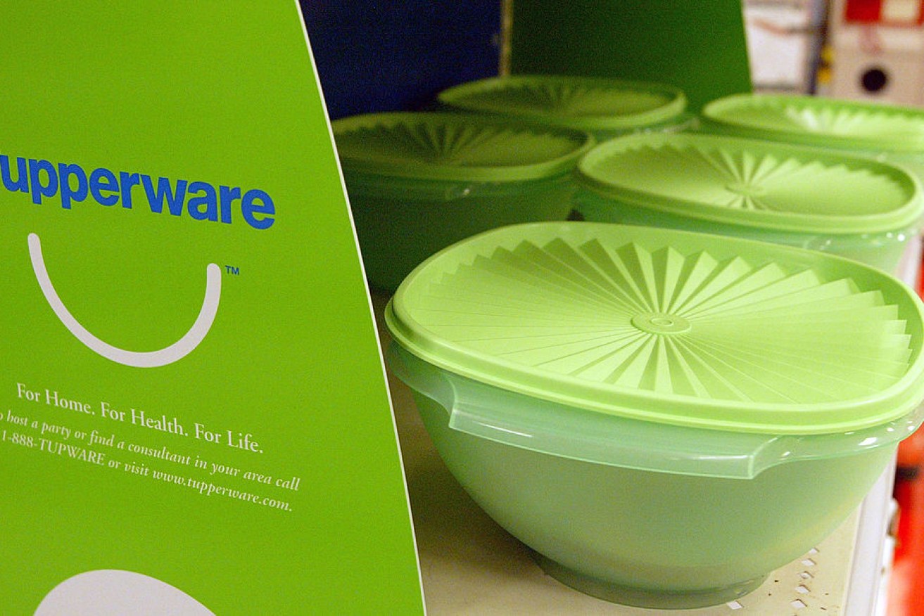 The Tupperware company has filed for bankruptcy protection in the United States.