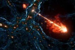 Giant black hole jet stuns astronomers