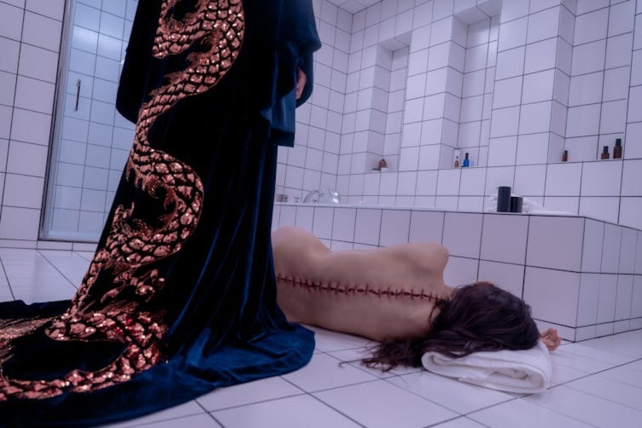 A scene from <i>The Substance</i>, a horror film making an impact on Hollywood.