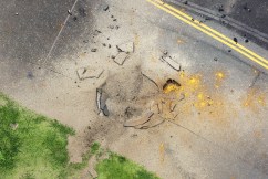 Watch as WWII-era bomb explodes in Japan