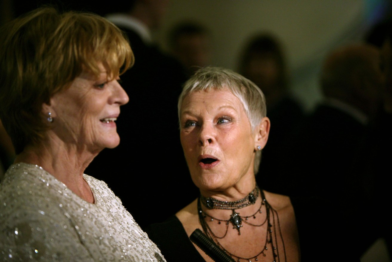 Maggie Smith (left) and Judi Dench shared a decades-long friendship.