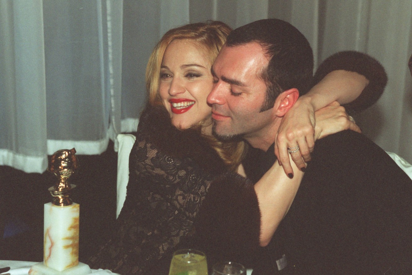 Madonna with her brother Christopher Ciccone at an event in 1997.