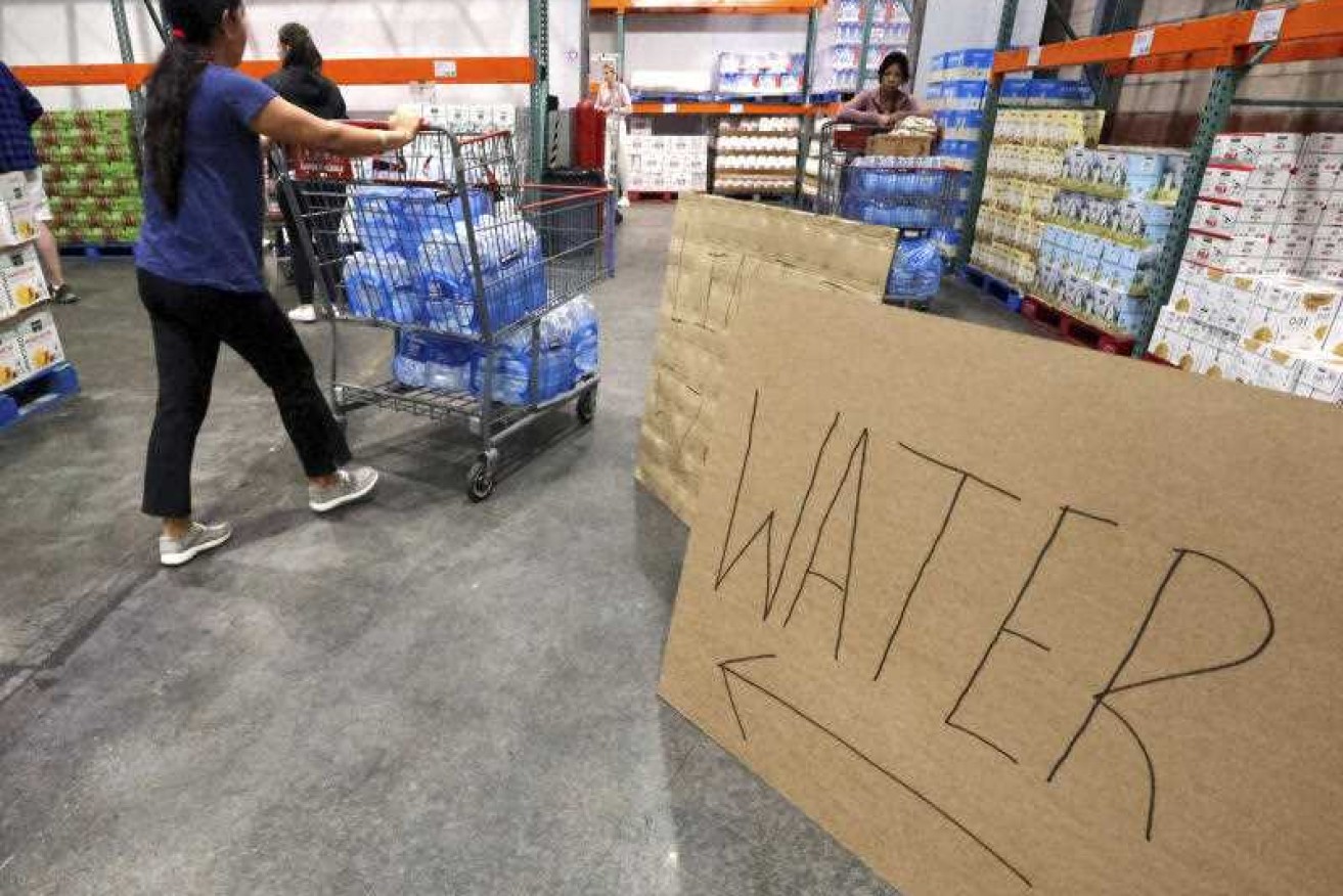 Floridians are stocking up on emergency supplies as Hurricane Milton takes aim.