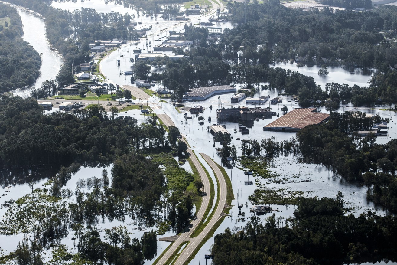 Republicans have been accused of politicising the destructive and deadly Hurricane Helene by members of their own party.