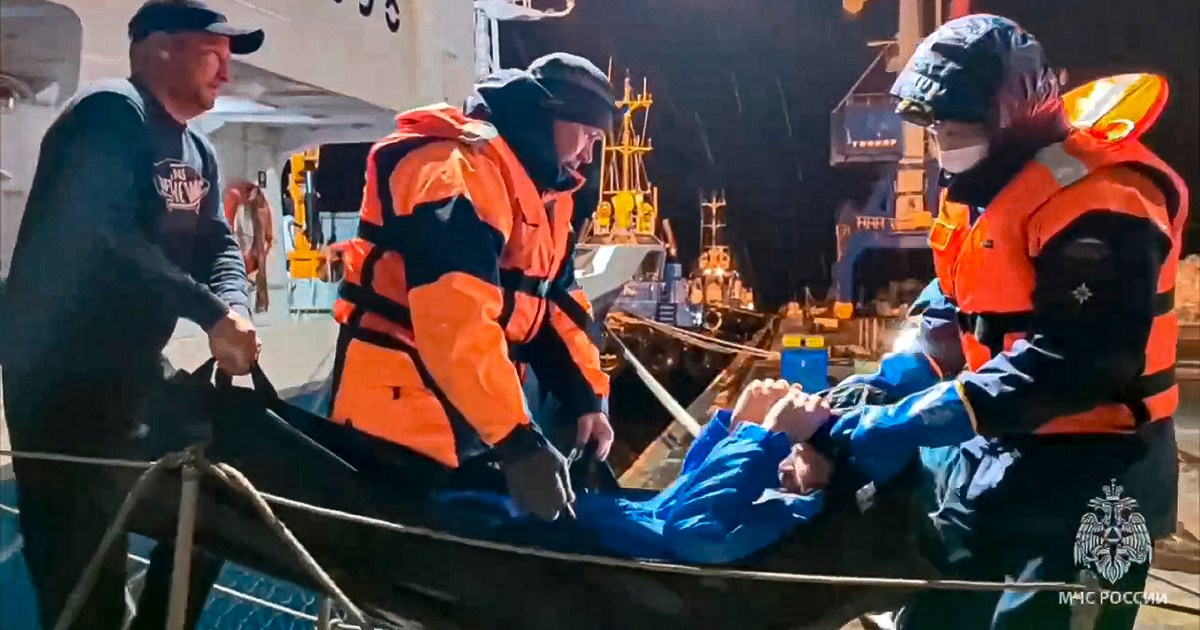 Russian man rescued after two months adrift at sea