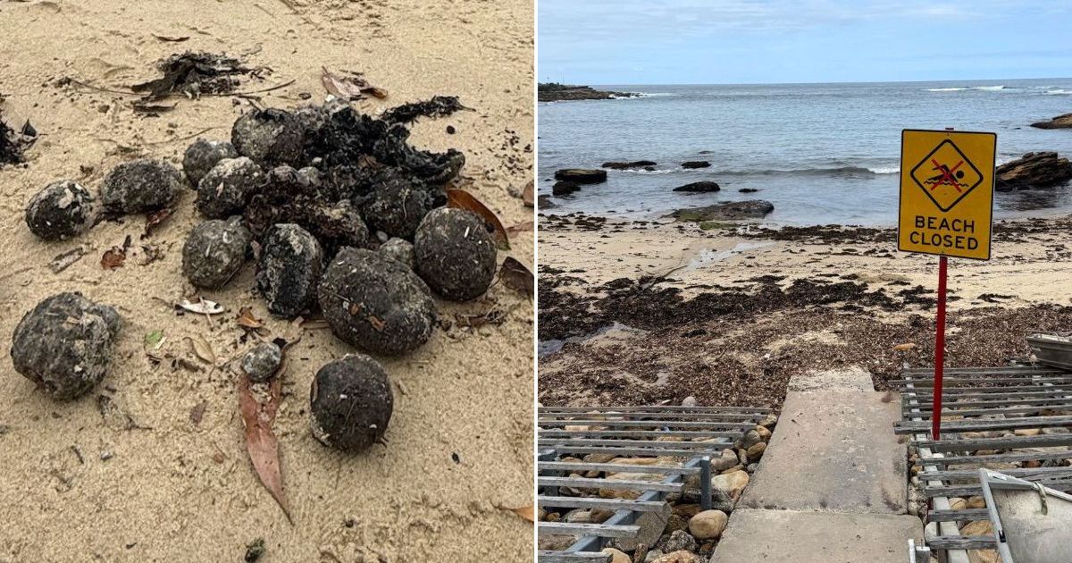 'Throw the book at them' Tar ball spill source sought