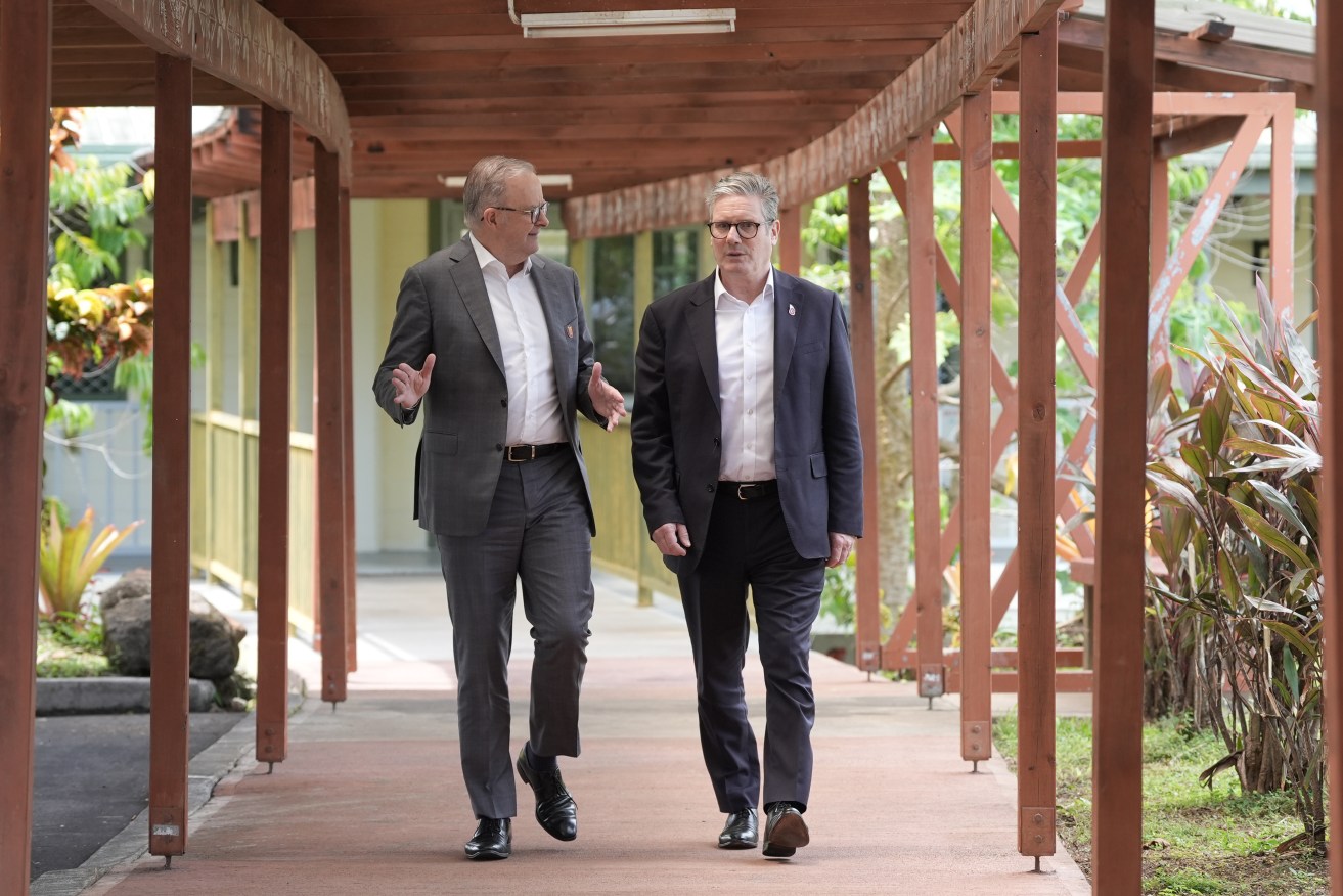 Albanese and British PM Keir Starmer have struck a major climate deal in Apia.