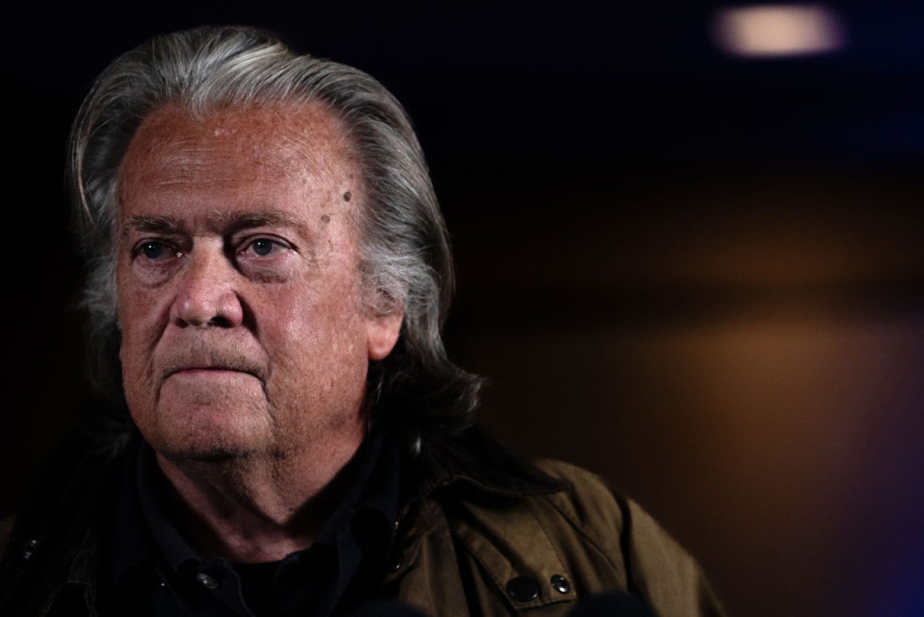 A jury found Steve Bannon guilty in 2022 of two counts of contempt of Congress.