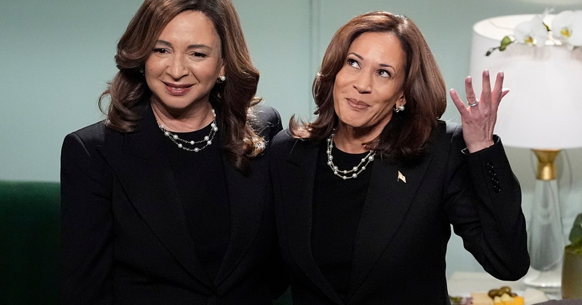 Kamala Harris opens Saturday Night Live with ‘Keep Calmala’