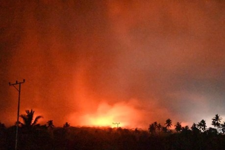Fire bombs rain down from volcano, as 10 killed  