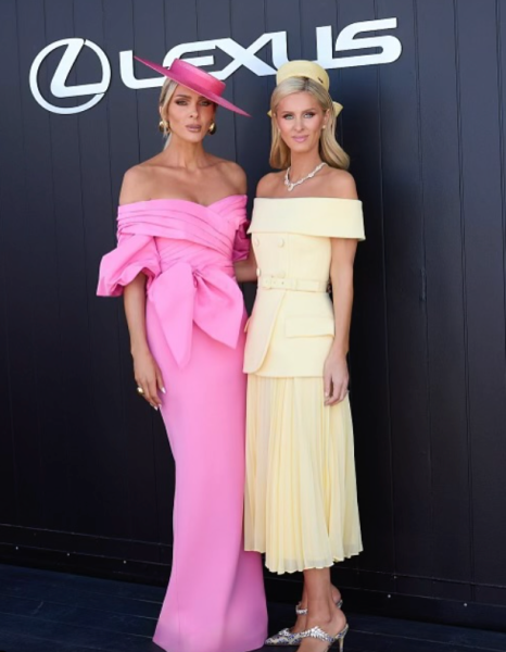 rebecca vallance nicky hilton melbourne cup 2024