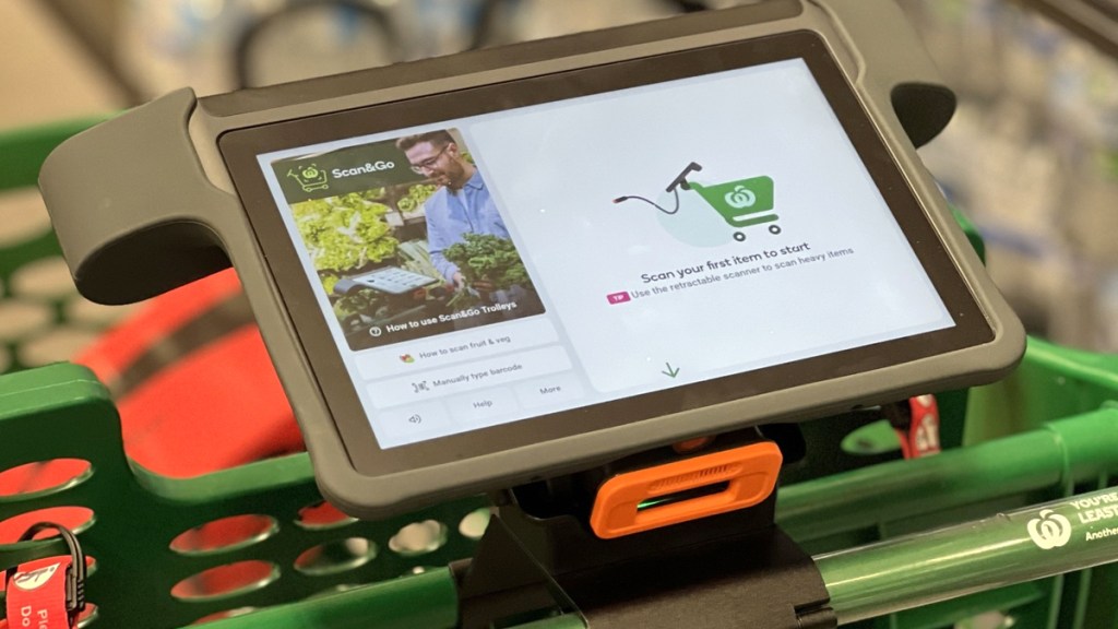 supermarket smart trolleys