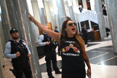 Defiant Thorpe sneaks into Senate after ban