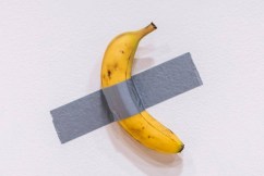 Man who bought banana art for $9.5m eats it