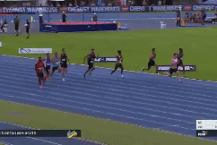 Australian's history-making 100m sprint 