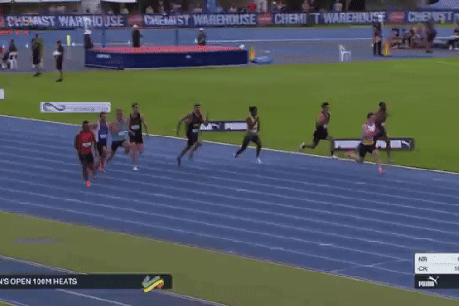 Australian's history-making 100m sprint 