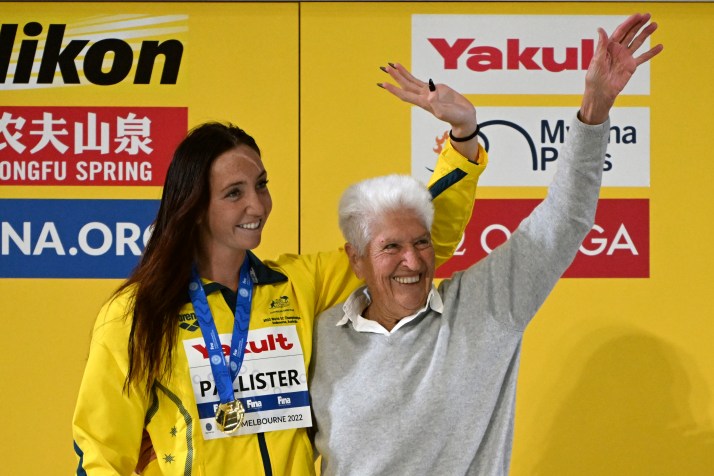 Aussie swimmer's update on godmother Fraser
