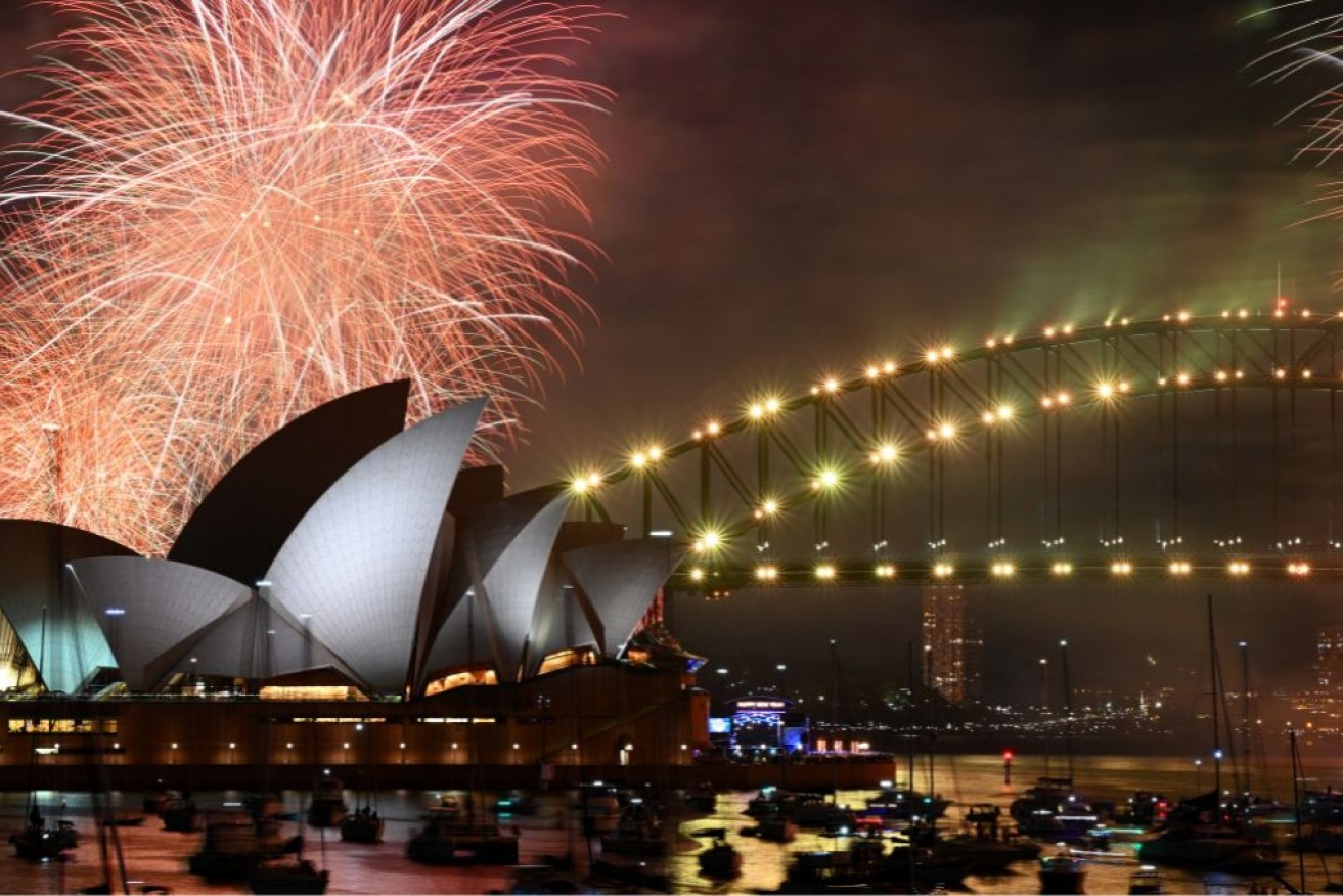 Sydney's fireworks should be free of major rain, but revellers further north may not be so lucky.