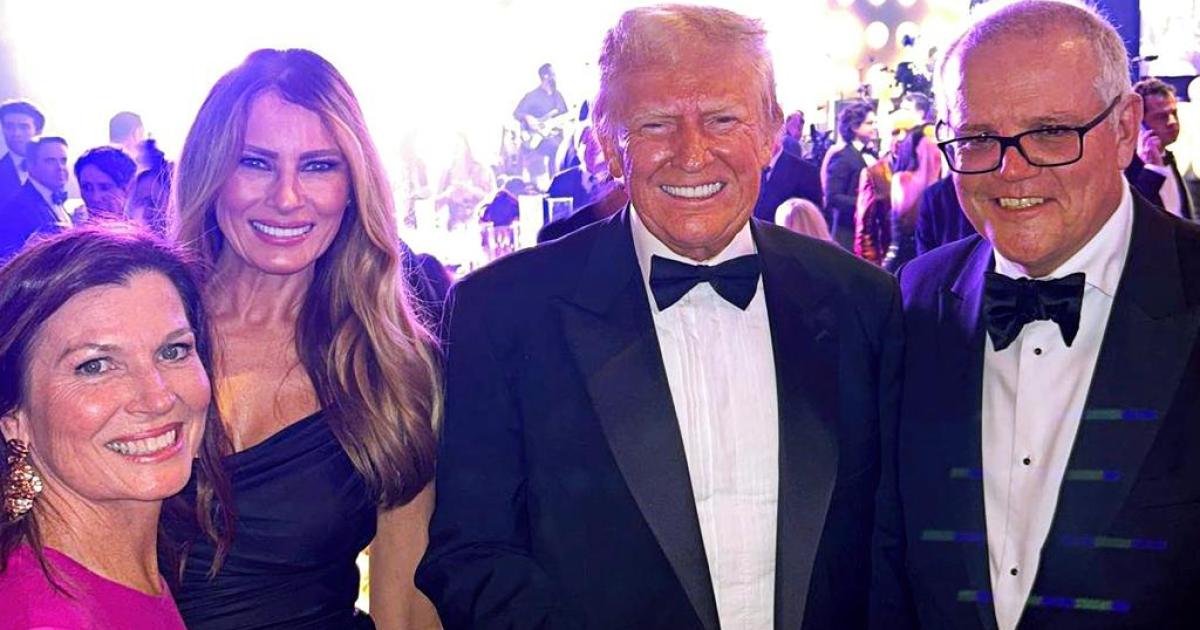 Scott Morrison spends NYE with the Trumps at Mar-a-Lago