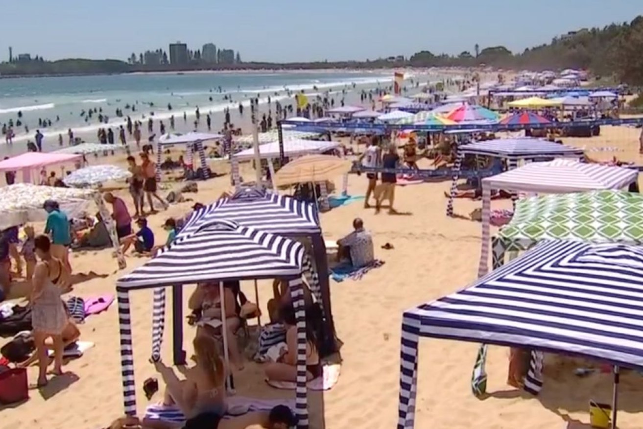 Cabanas tents have taken over beaches across Australia.