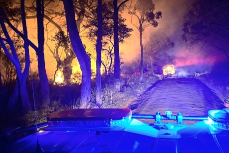 Fire under control, but people told not to return