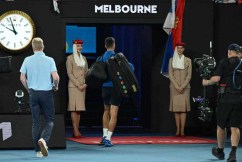 Djokovic in silent protest over Nine sledge