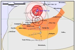 Cyclone 'intensifying rapidly' to category five 