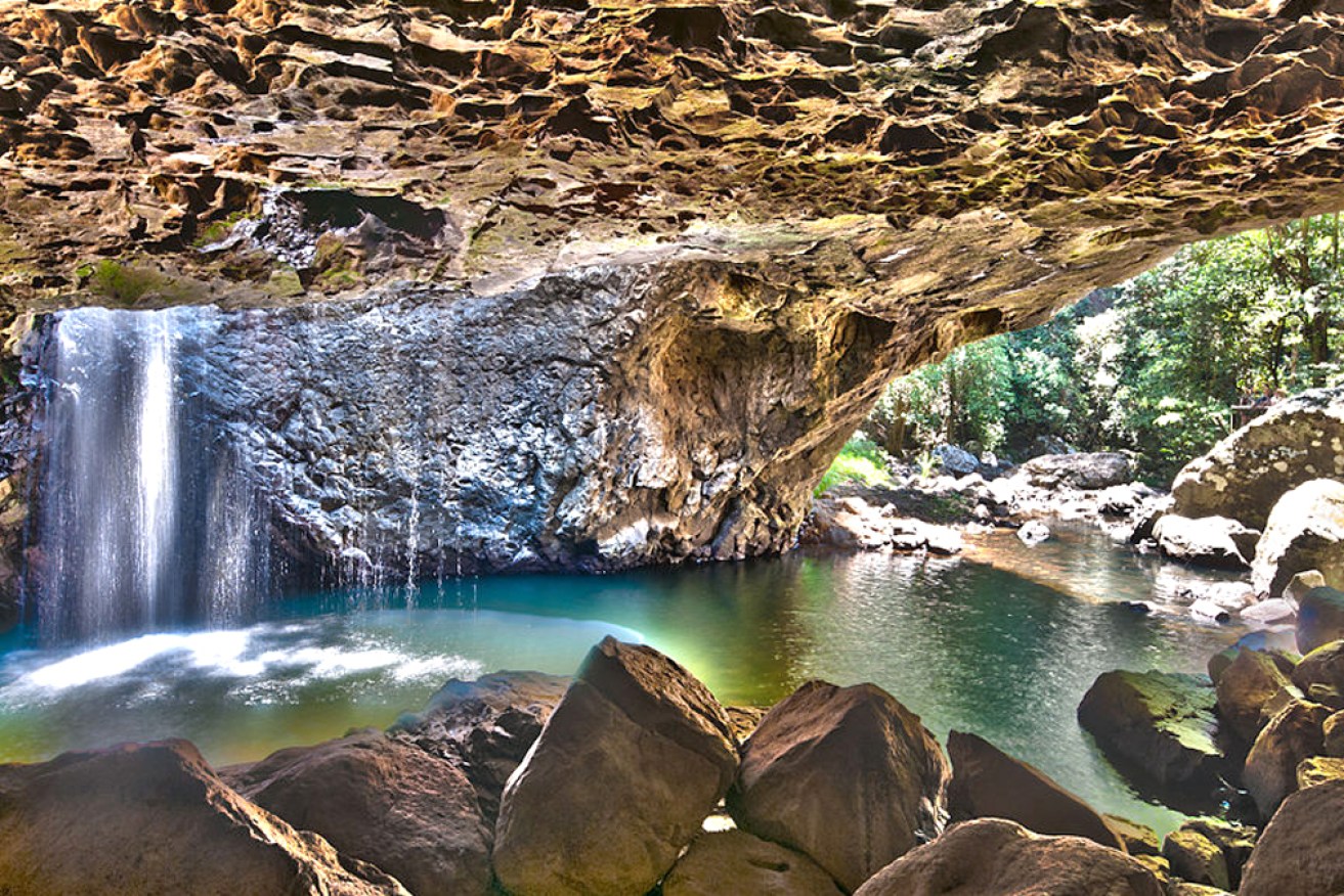 Springbrook Cave is a highlight of the national park less than two hours south of Brisbane.