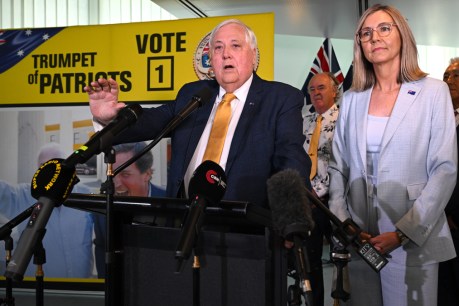 Palmer returns, leading a Trumpet of Patriots