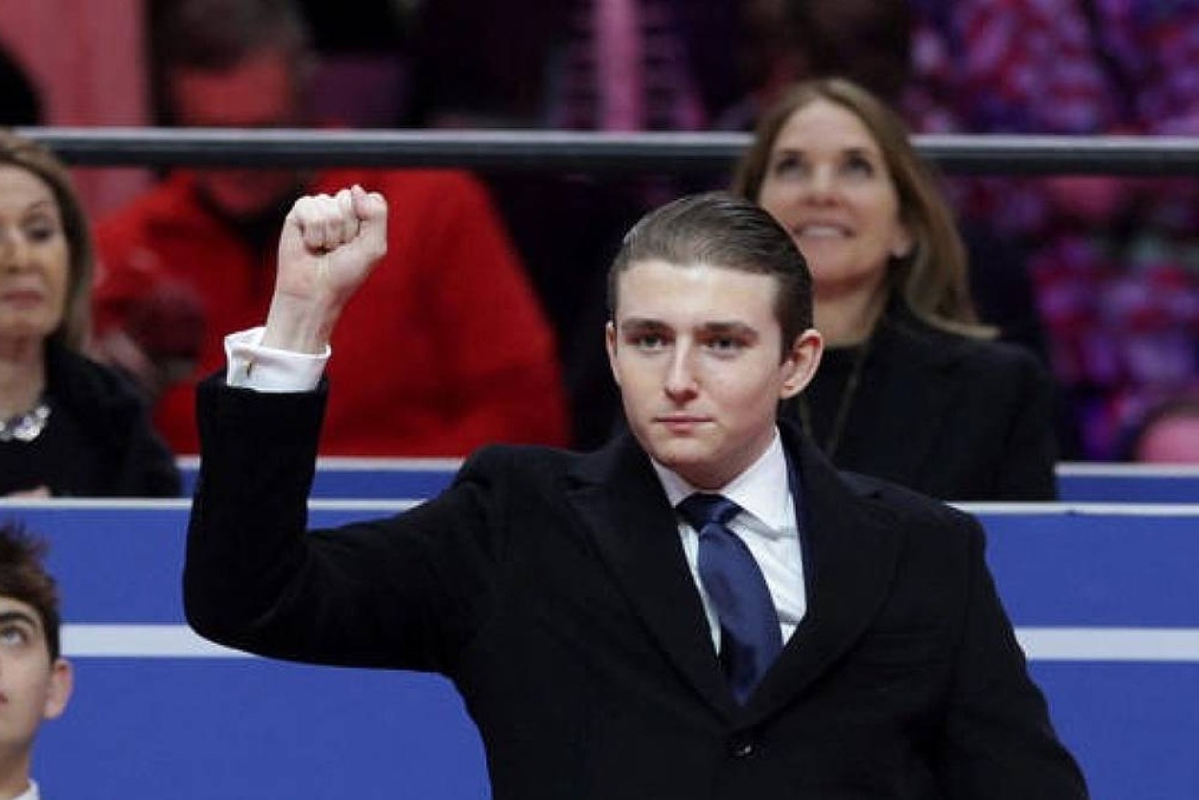 Barron was credited by Donald Trump with helping him influence younger voters.