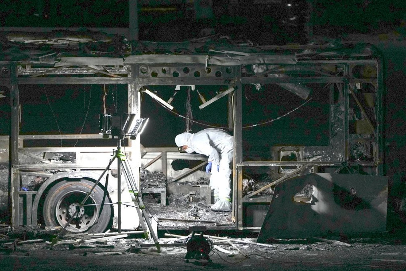 Police are investigating a series of explosions in empty buses outside Tel Aviv.
