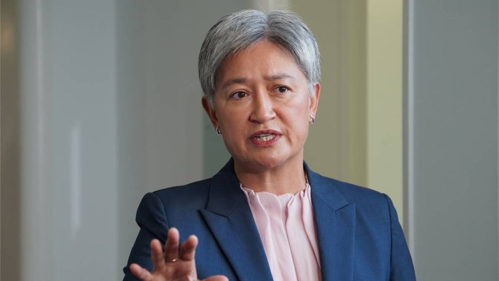 Penny Wong meets Chinese counterpart