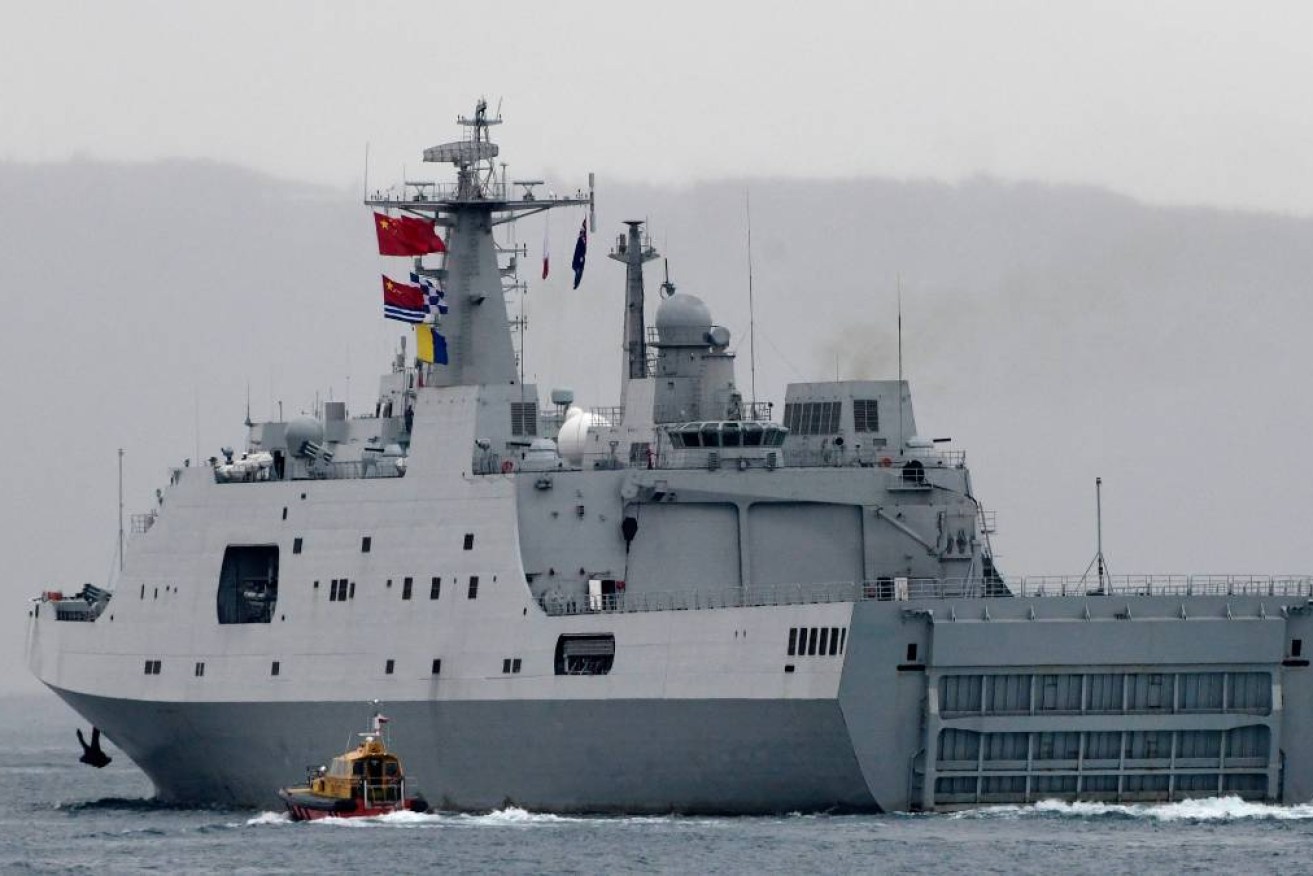 China's military has carried out live-fire exercises off the coasts of Australian and New Zealand.