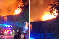 Suspicious fire destroys Sydney unit complex