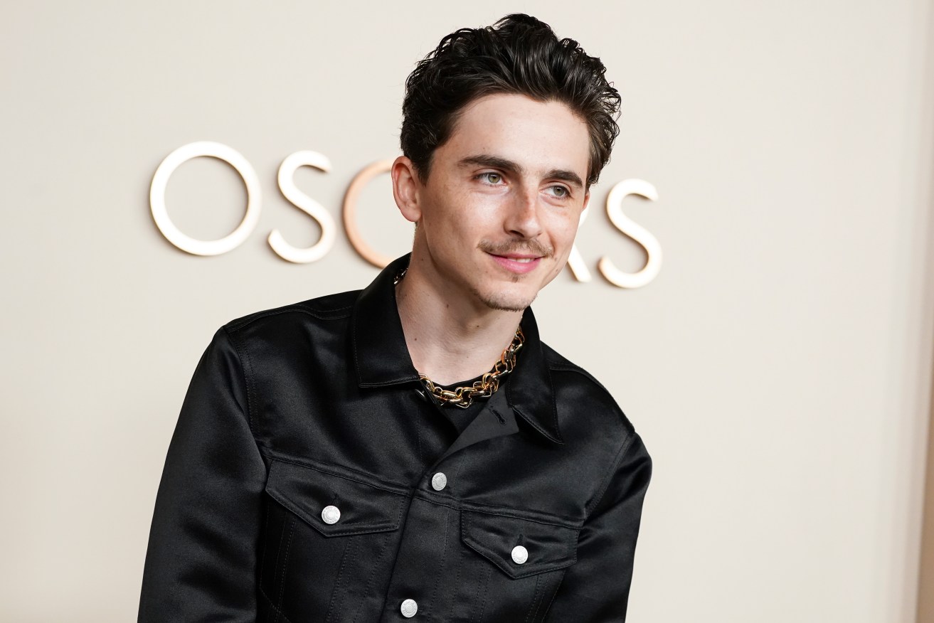 A Complete Unknown star Timothee Chalamet is in the running to be named best actor at the Oscars.