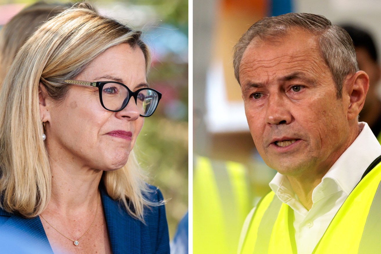 Liberal leader Libby Mettam blasted Premier Roger Cook for his description of the US Vice-President. Photo: AAP