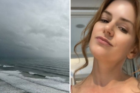 ‘Hunkered down’ Isla Fisher awaits Alfred