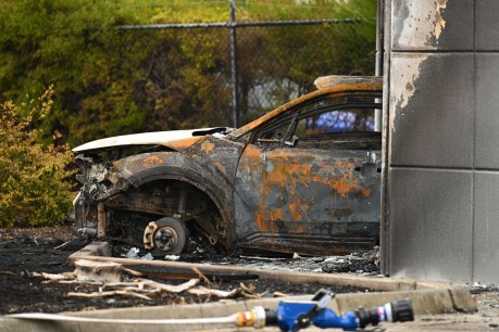 Health alert as factory destroyed in suspicious blaze